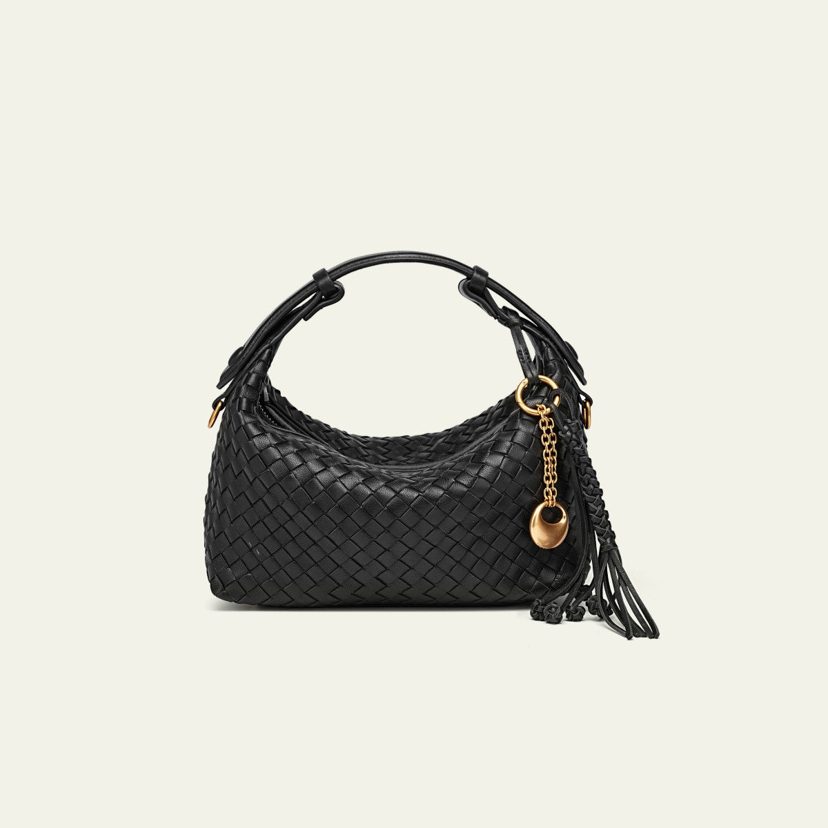 Camilla Half Moon Woven - Black