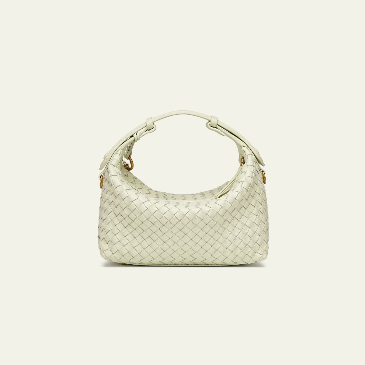 Camilla Half Moon Woven - Bubble Green