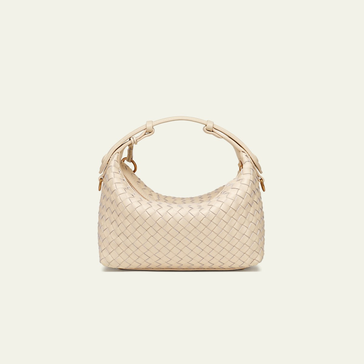 Camilla Half Moon Woven - Creamy White