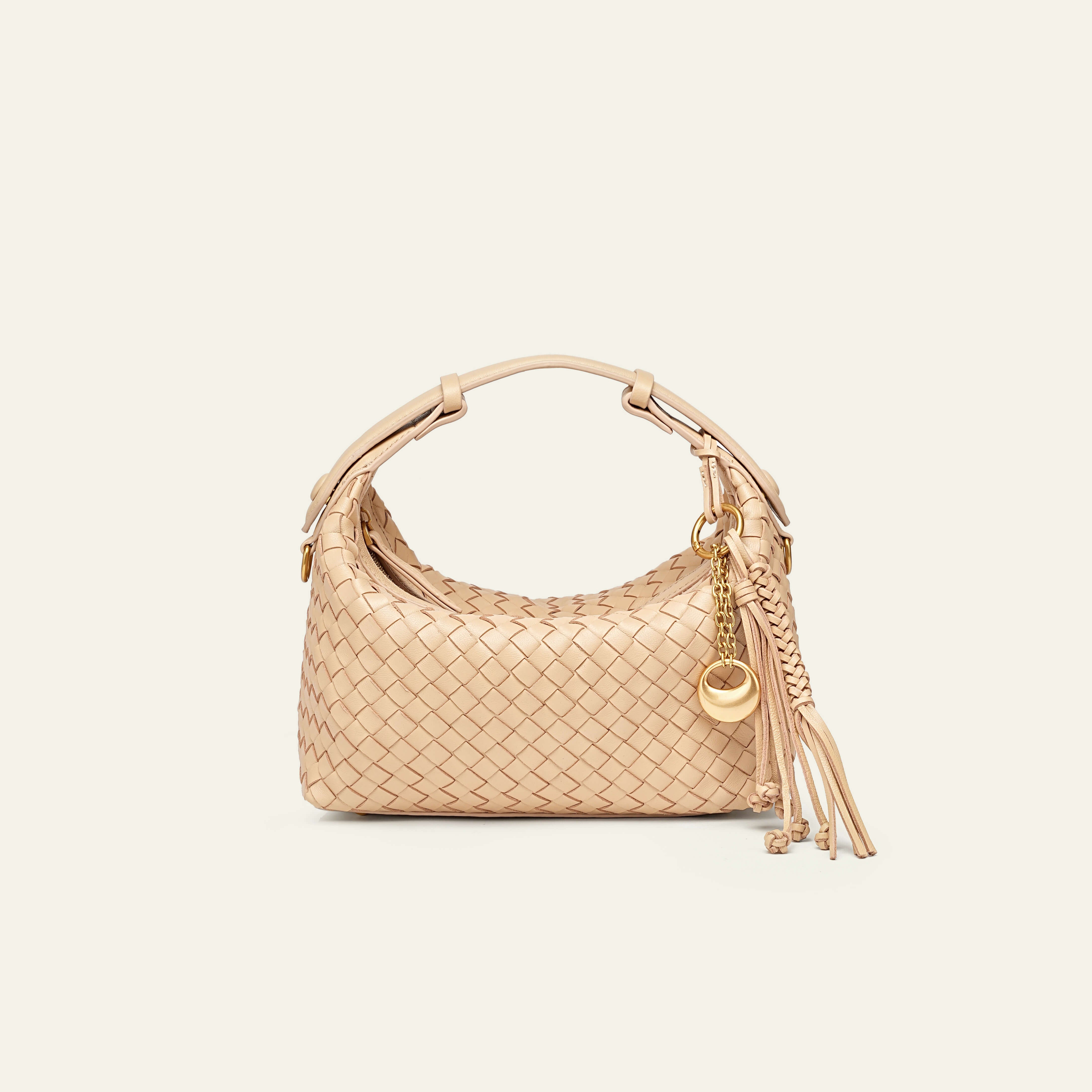 Camilla Half Moon Woven - Apricot