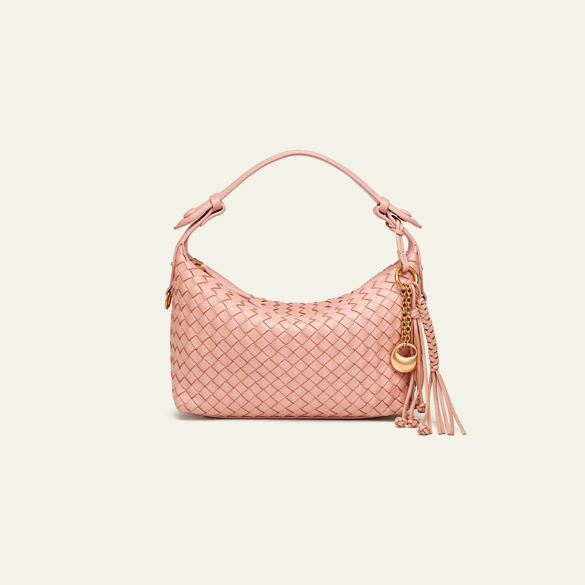 Camilla Half Moon Woven - Sakura Pink