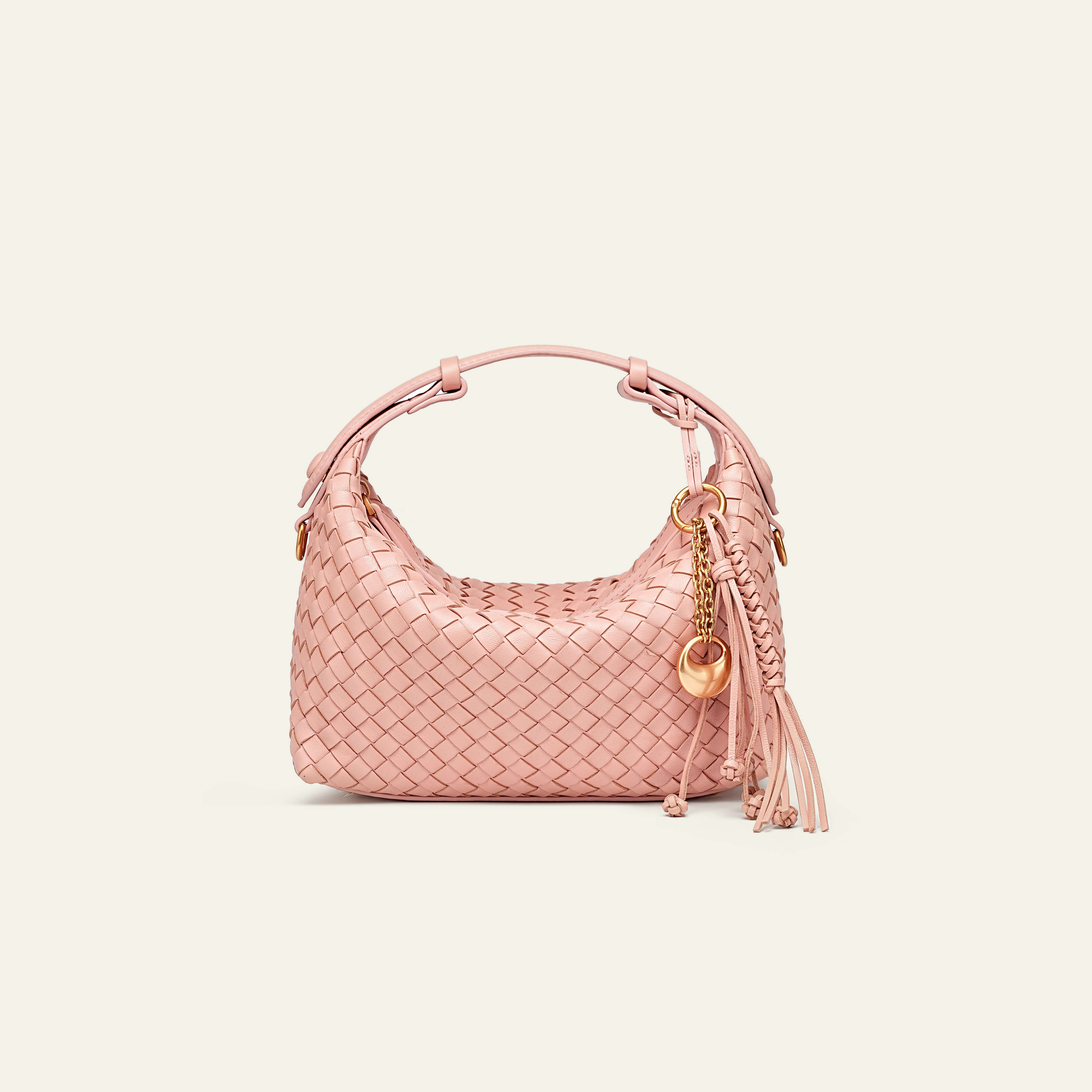 Camilla Half Moon Woven - Sakura Pink