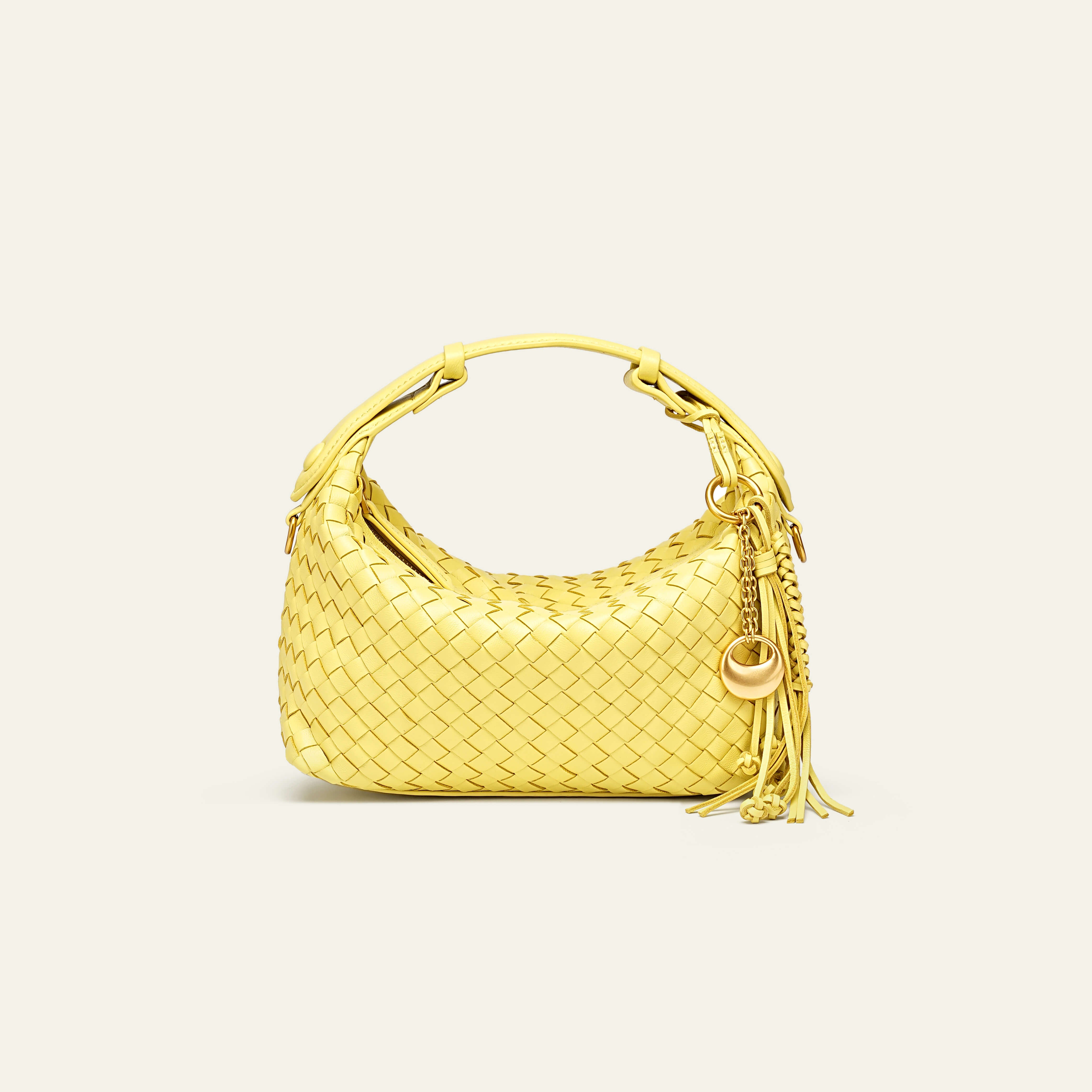 Camilla Half Moon Woven - Yellow