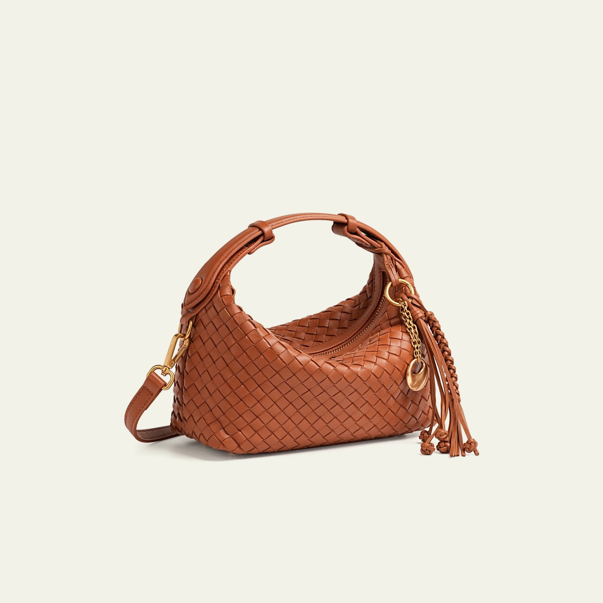 Camilla Half Moon Woven - Brown