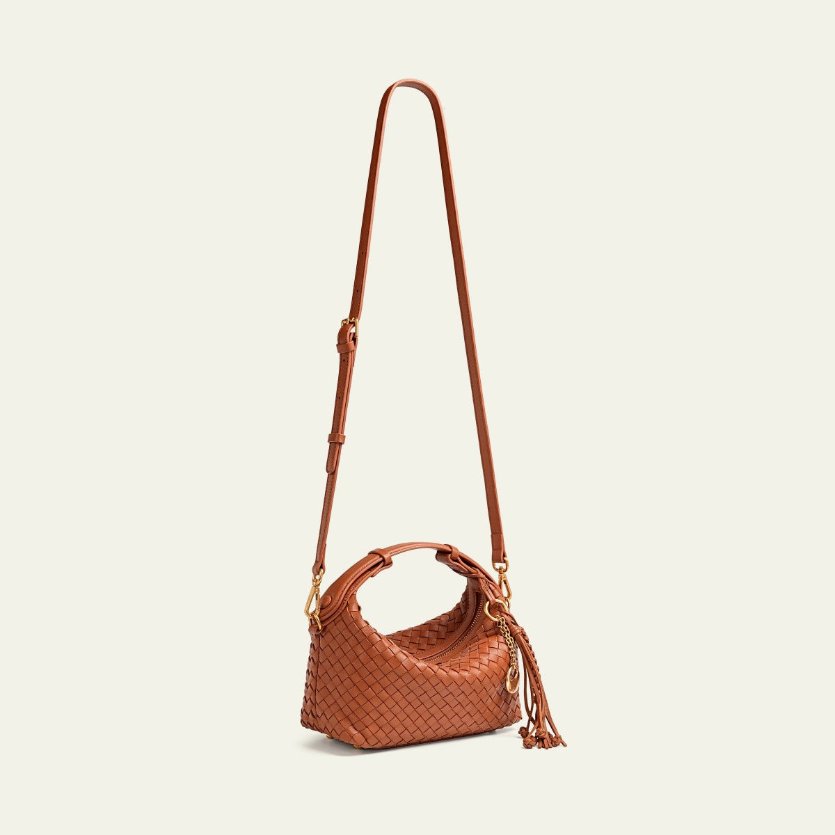 Camilla Half Moon Woven - Brown