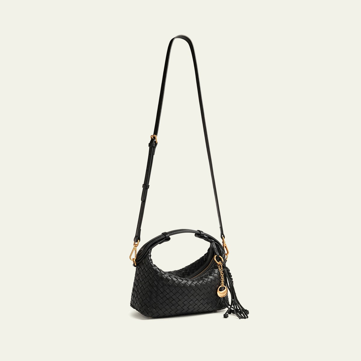 Camilla Half Moon Woven - Black