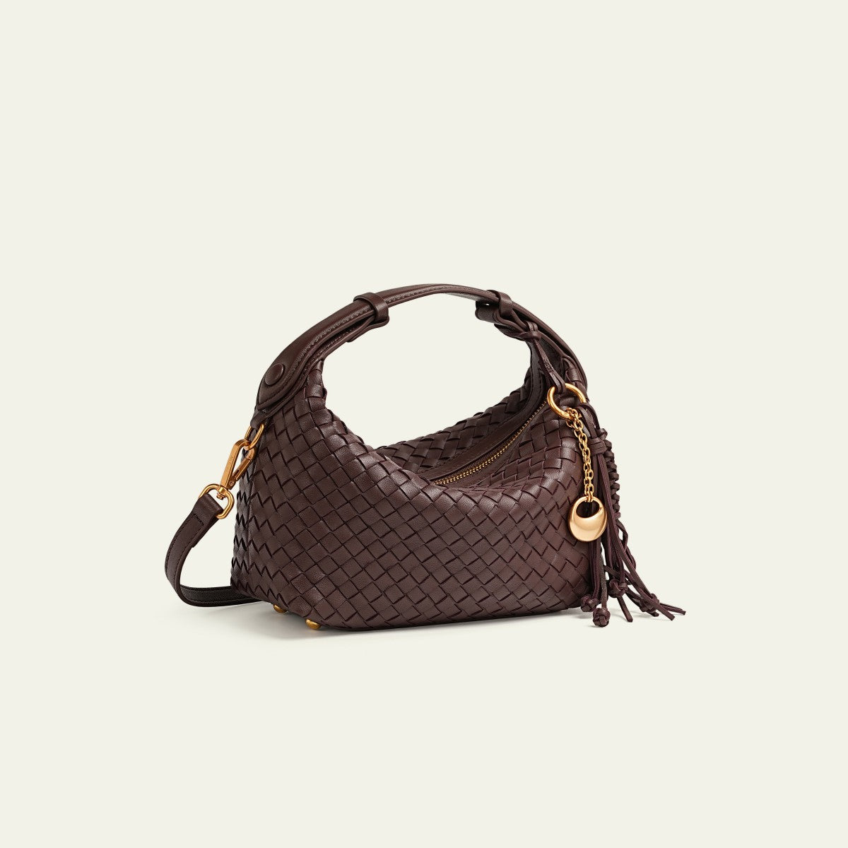 Camilla Half Moon Woven - Mocha