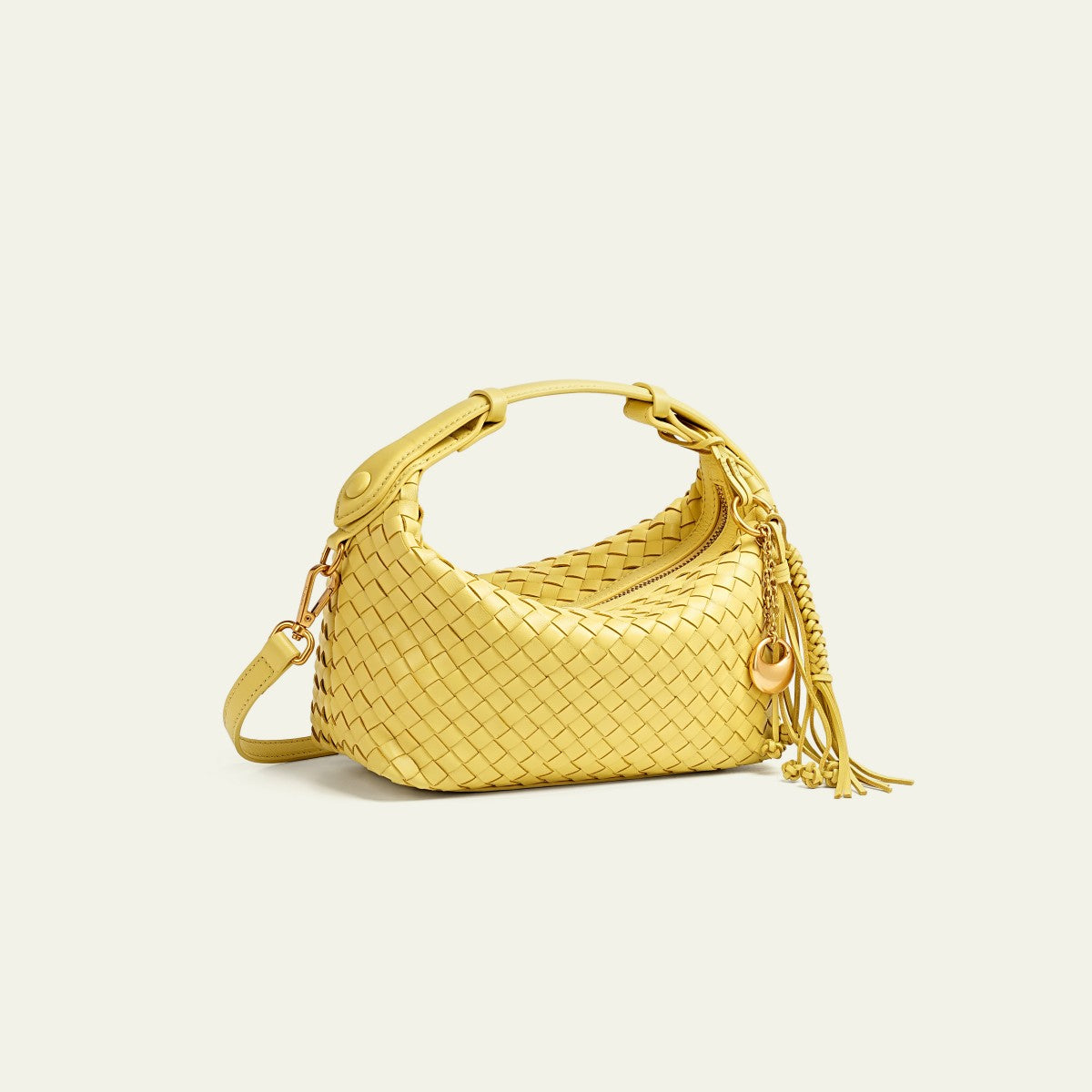 Camilla Half Moon Woven - Yellow