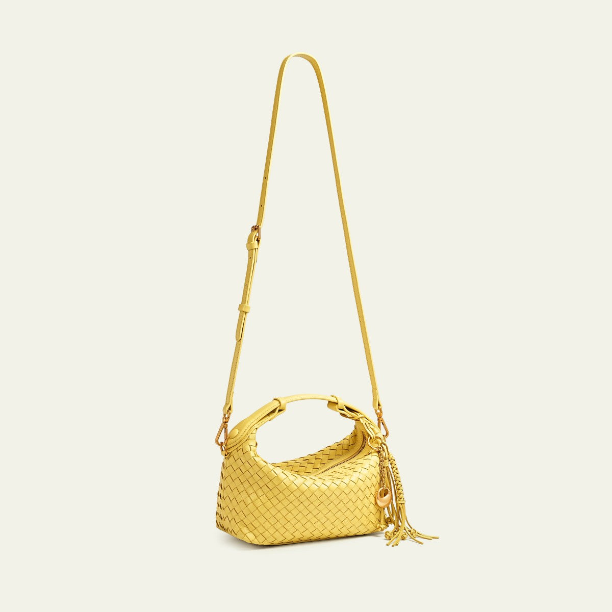 Camilla Half Moon Woven - Yellow