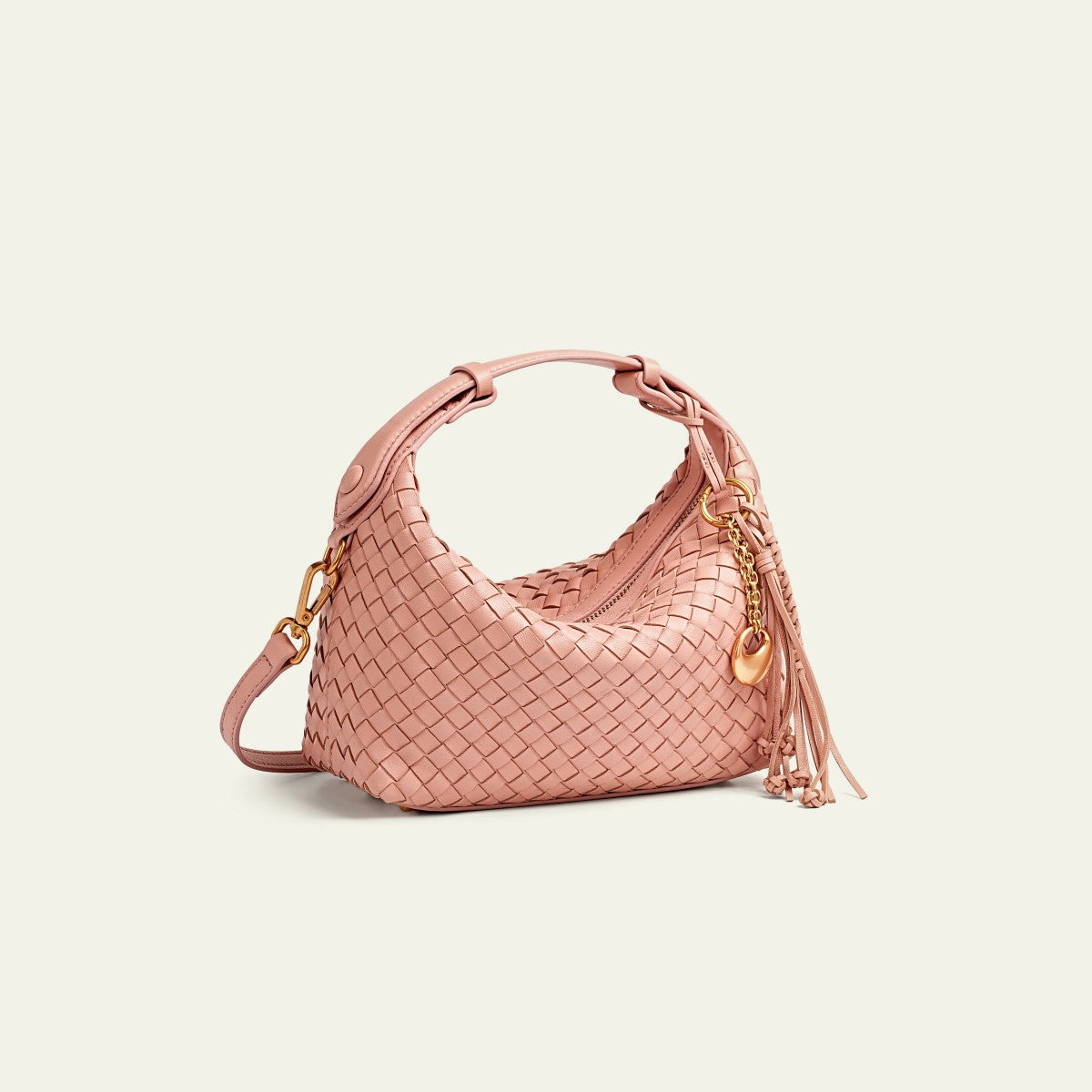 Camilla Half Moon Woven - Sakura Pink