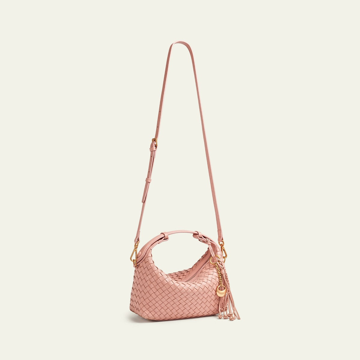 Camilla Half Moon Woven - Sakura Pink