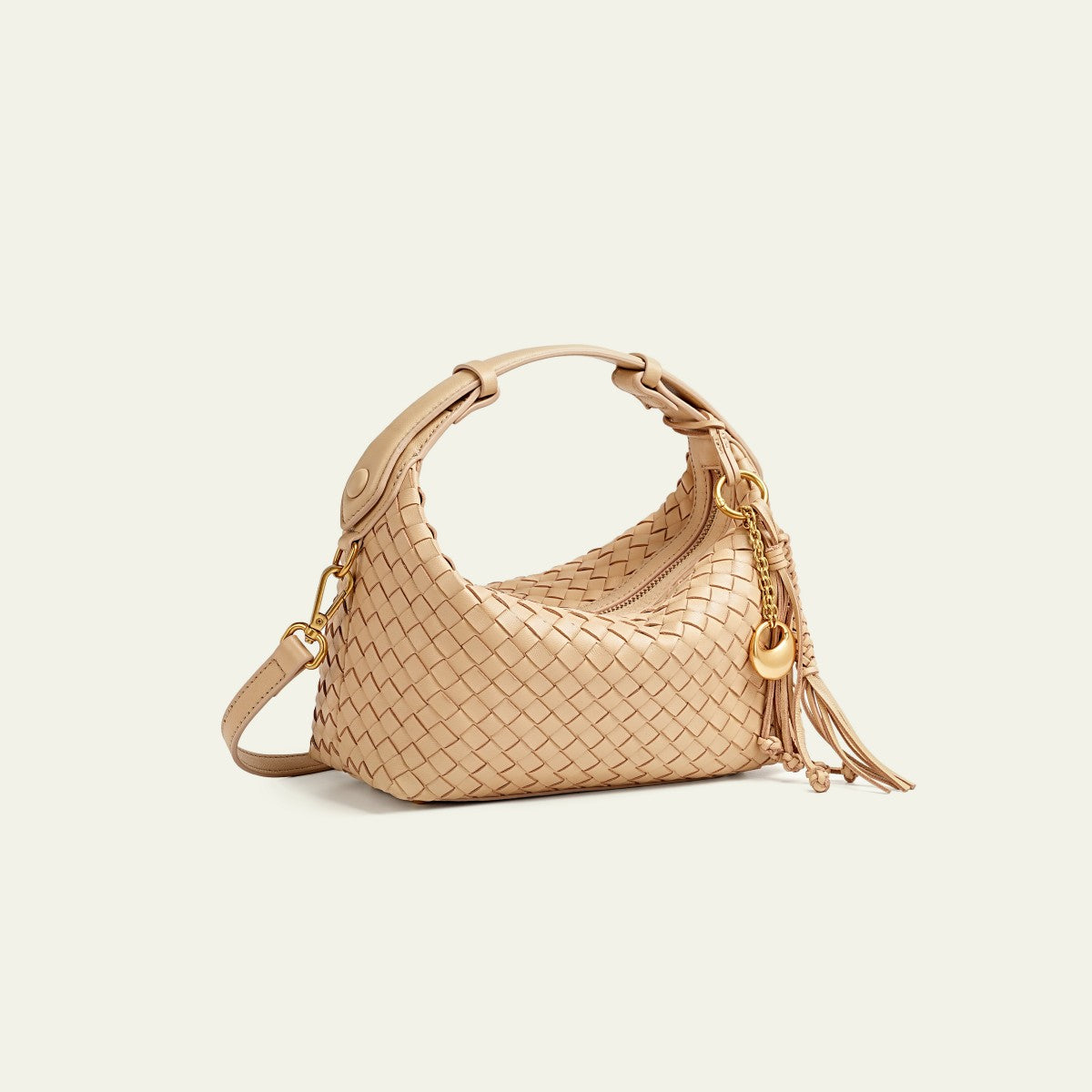 Camilla Half Moon Woven - Apricot