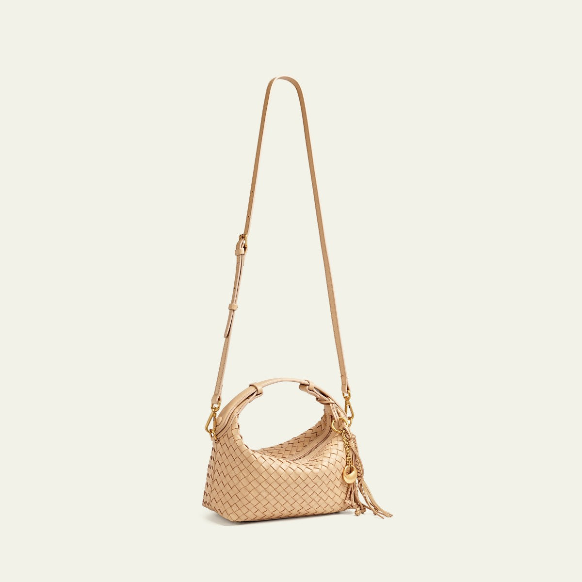 Camilla Half Moon Woven - Apricot