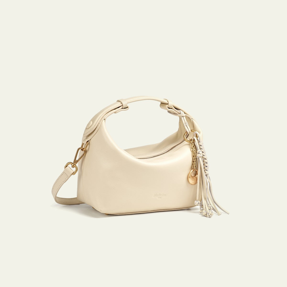Camilla Half Moon - Creamy White