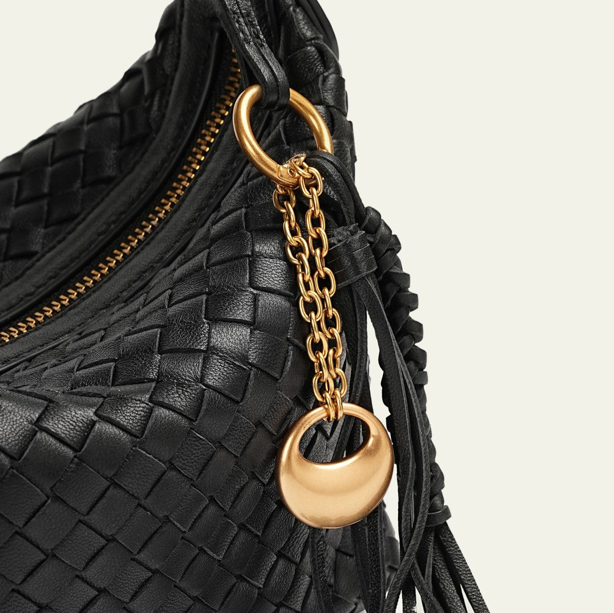 Camilla Half Moon Woven - Black