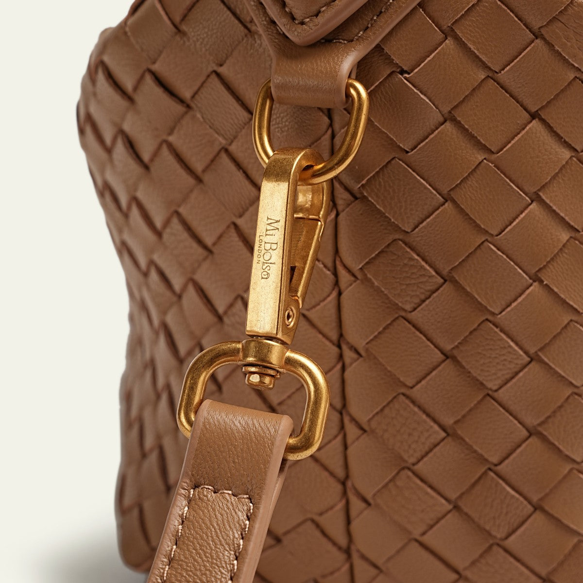 Camilla Half Moon Woven - Milk Tea