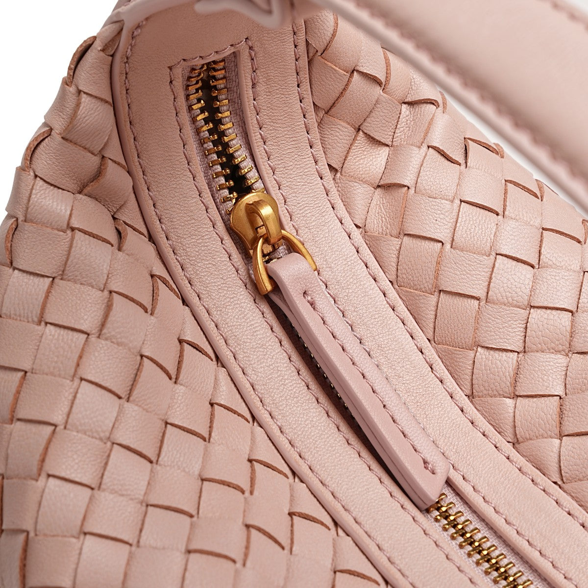 Camilla Half Moon Woven - Baby Pink