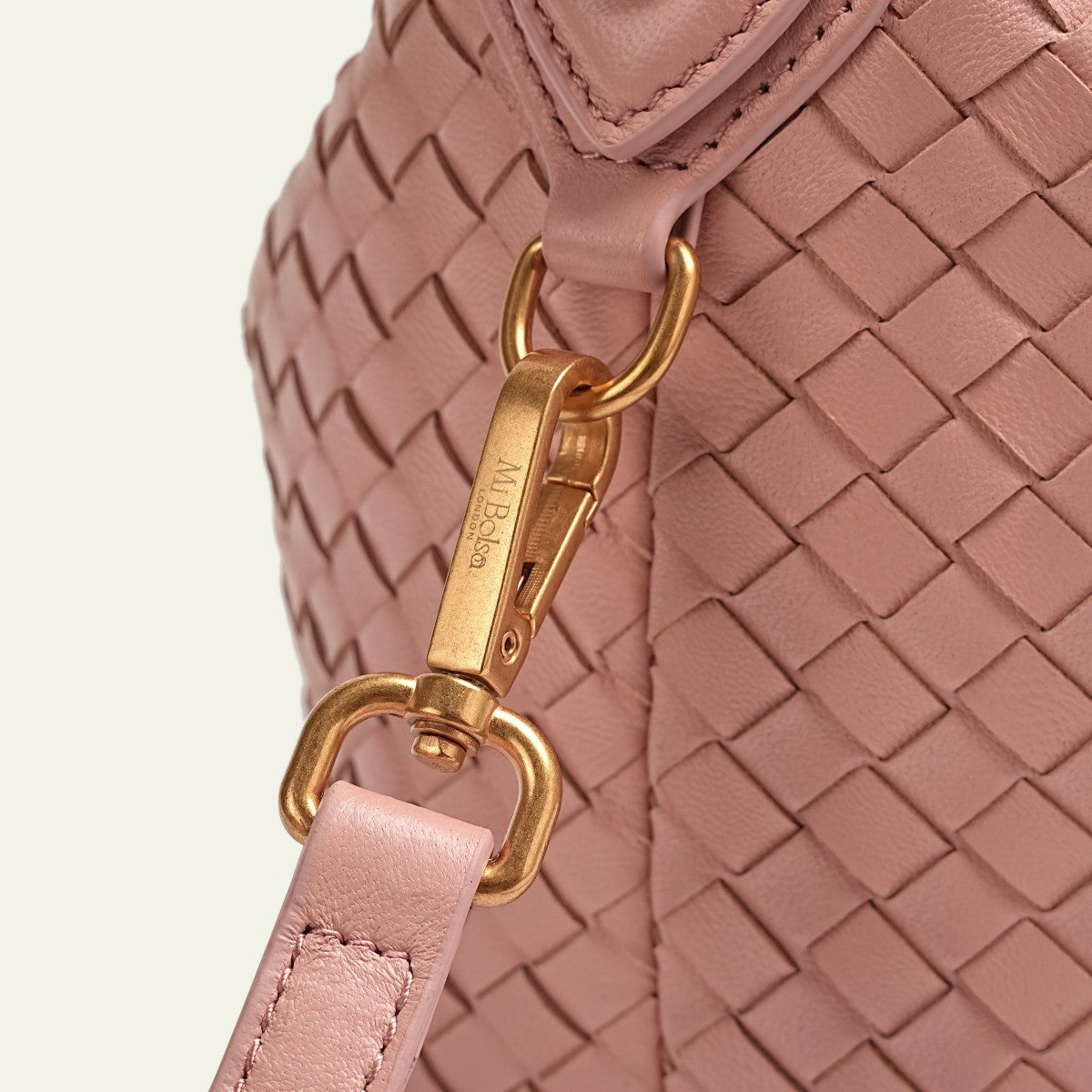 Camilla Half Moon Woven - Sakura Pink