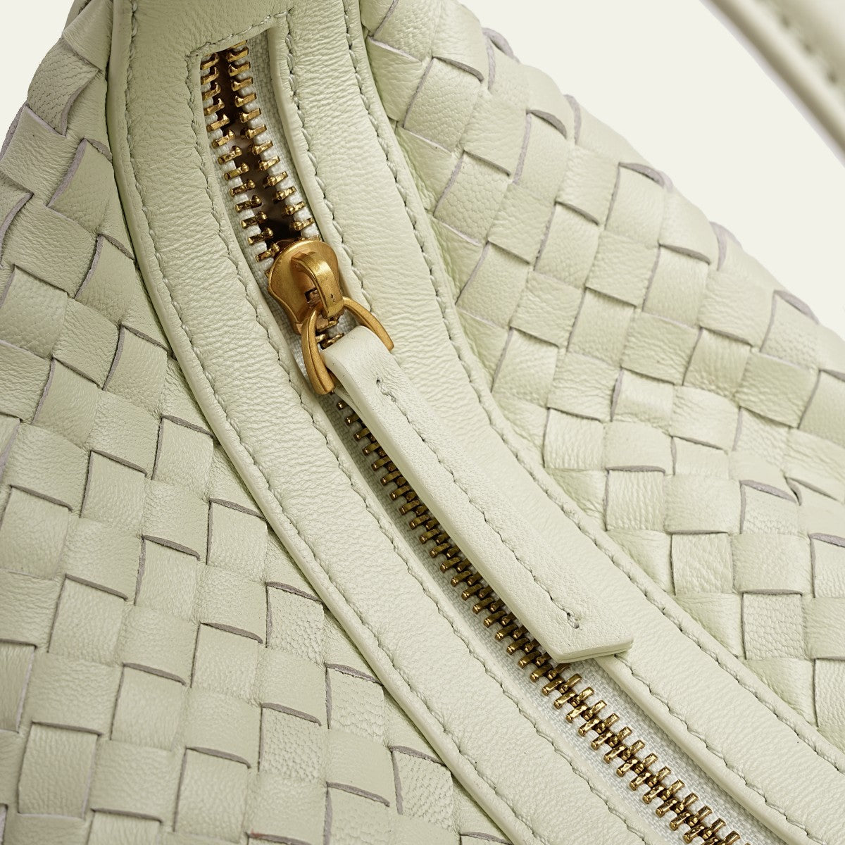 Camilla Half Moon Woven - Bubble Green