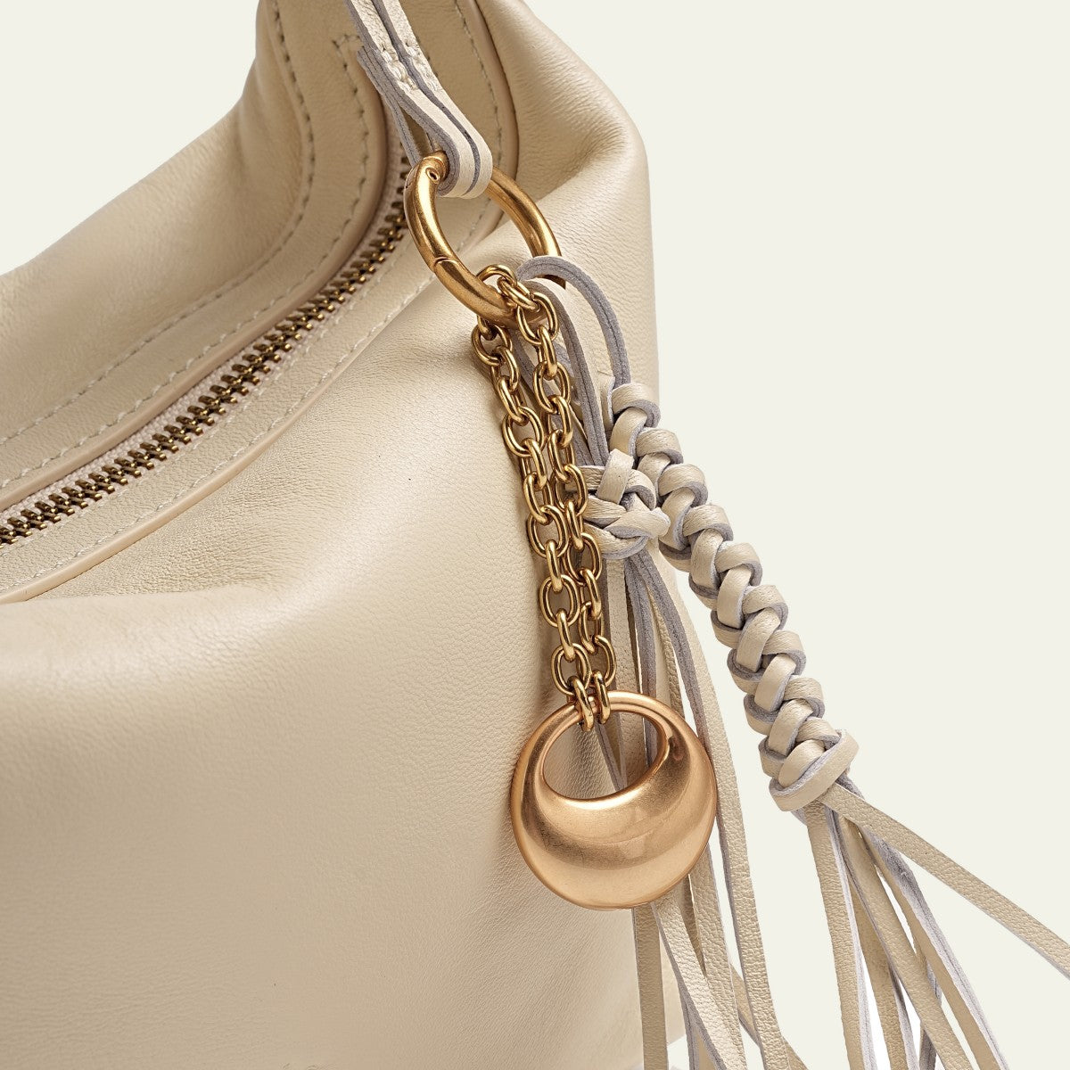 Camilla Half Moon - Creamy White