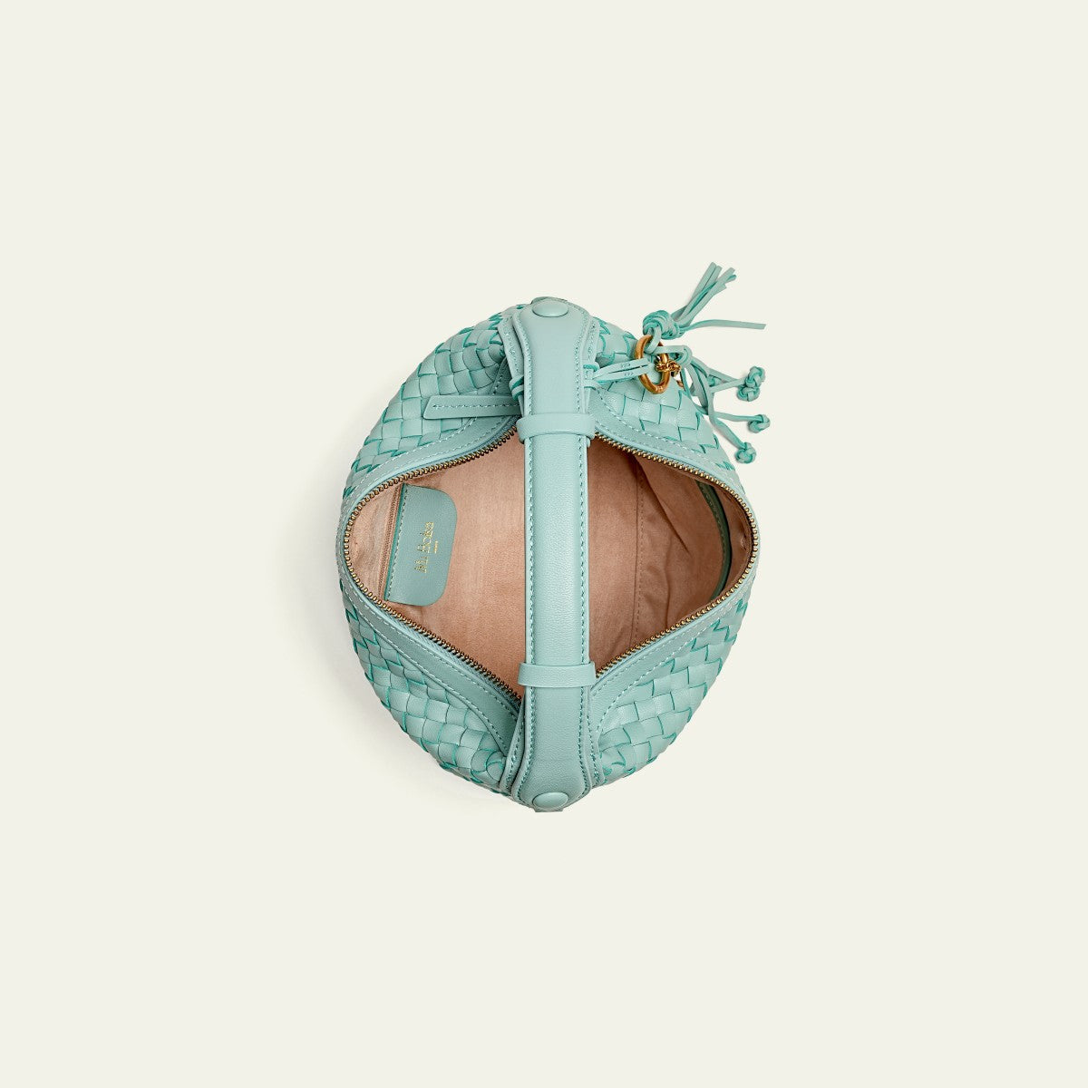 Camilla Half Moon Woven - Sky Blue
