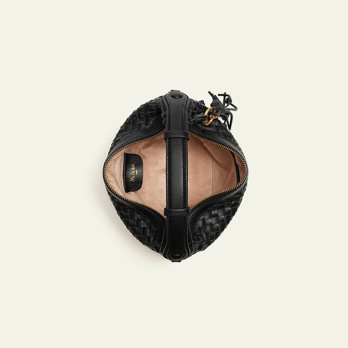 Camilla Half Moon Woven - Black