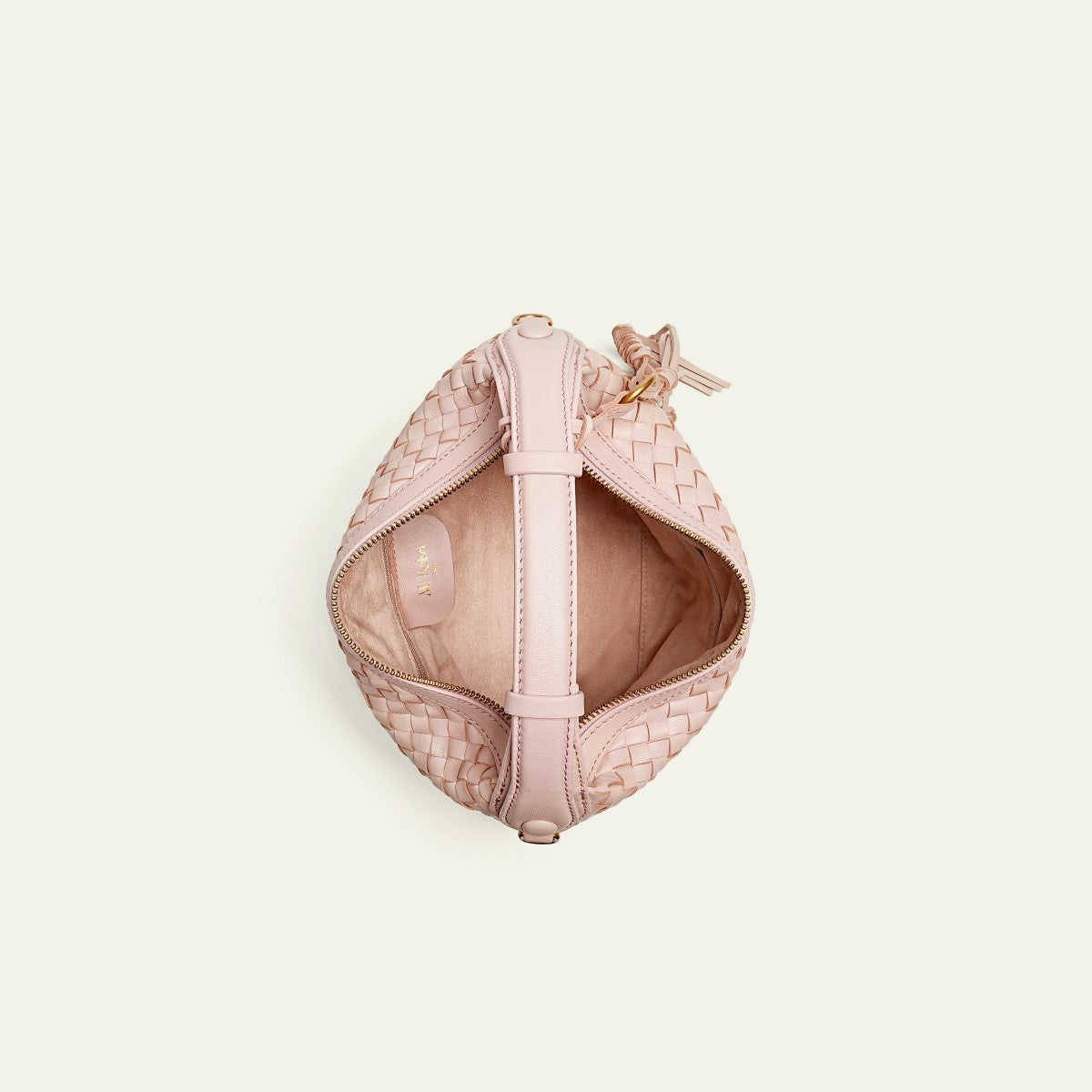 Camilla Half Moon Woven - Baby Pink