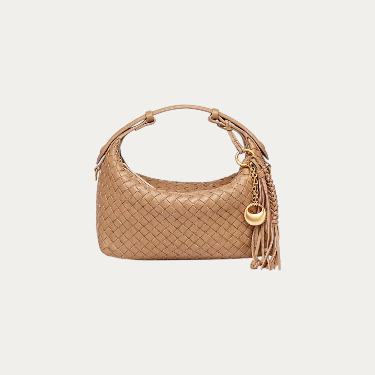 Camilla Half Moon Woven - Milk Tea