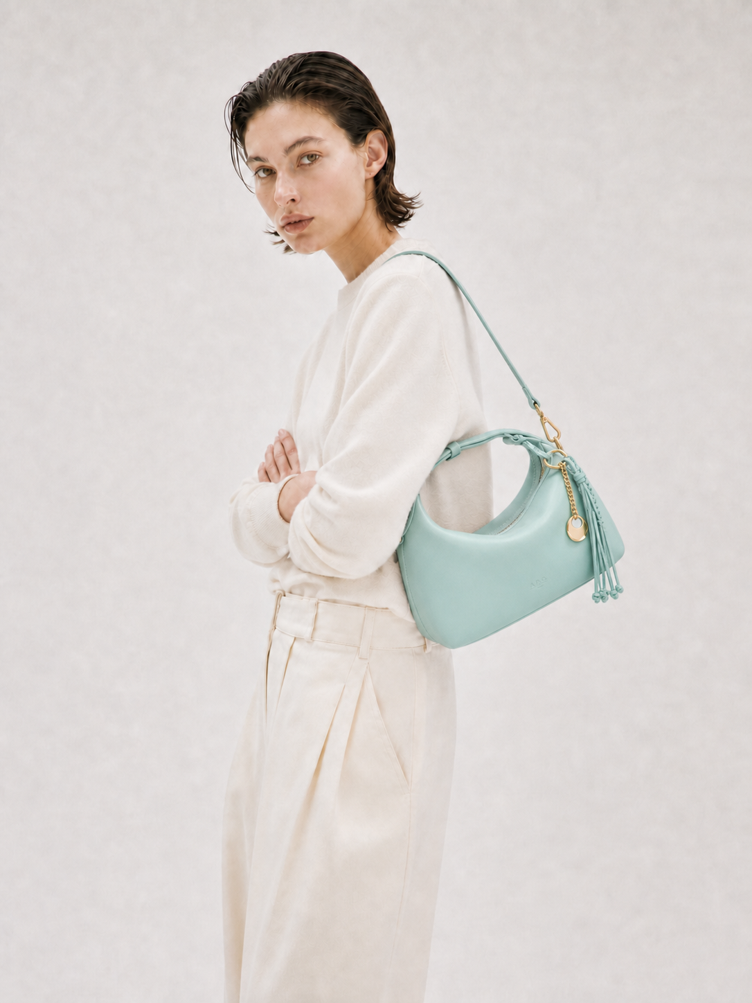 Camilla Half Moon - Sky Blue
