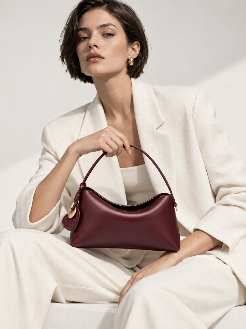 Camilla Top Handle - Burgundy