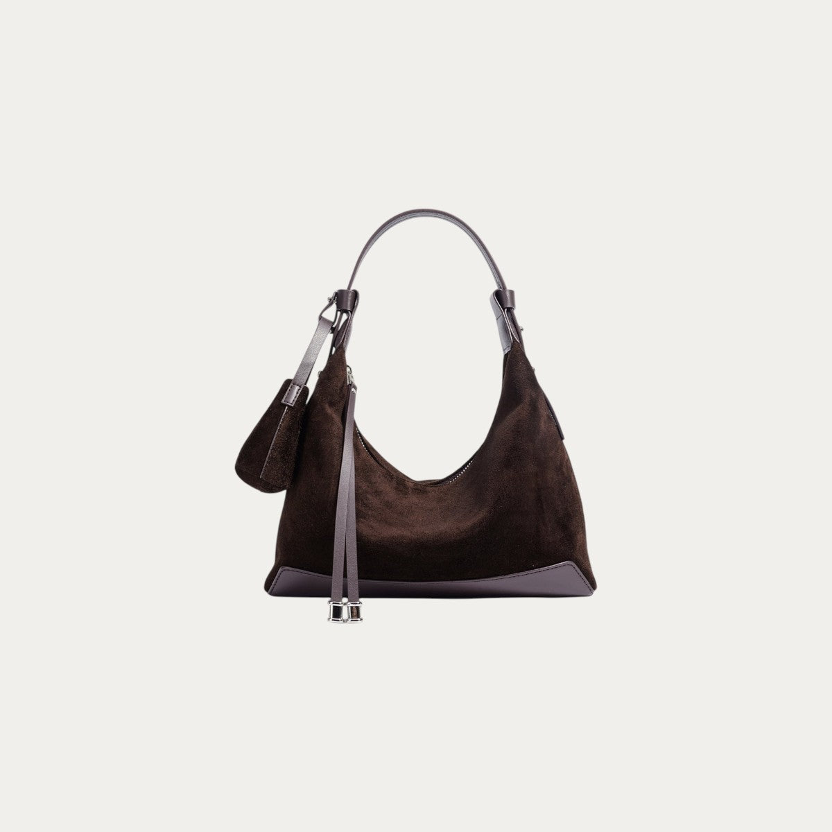 Suede Hobo/Tote - Coffee