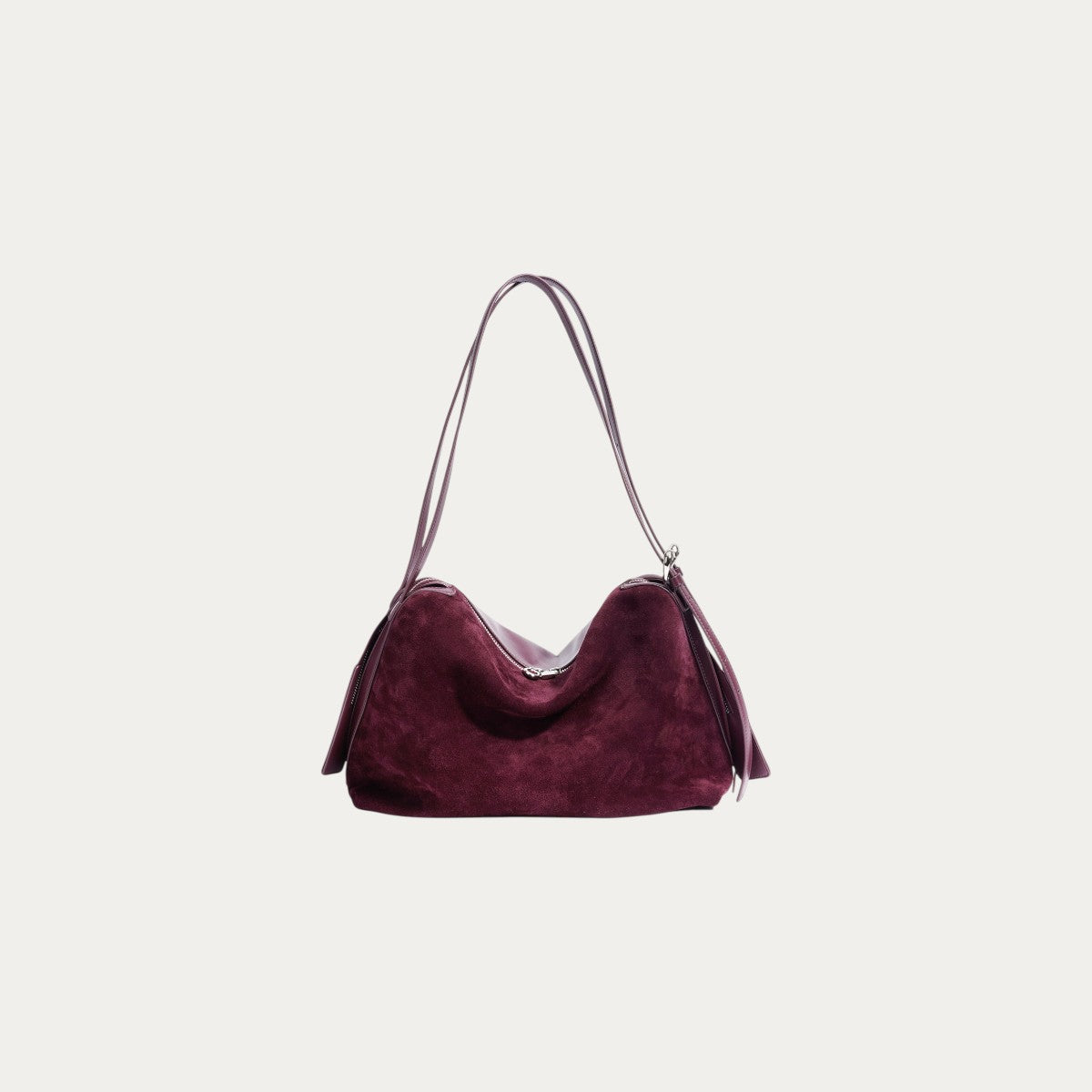 Suede Pillow Shoulder - Purple