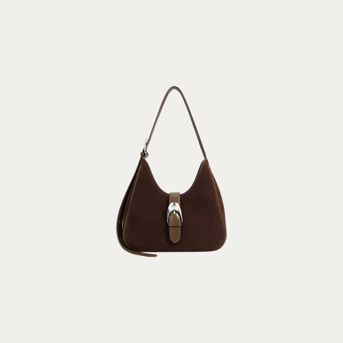 Suede Shoulder - Chocolate