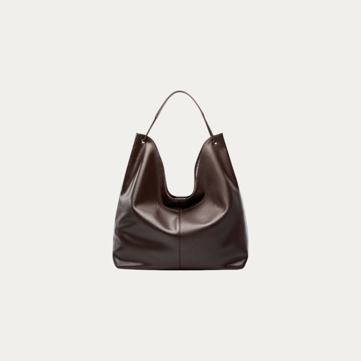 Wax Leather Shoulder - Coffee