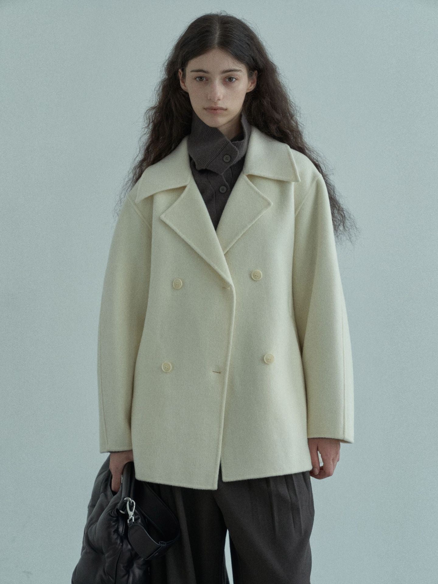 Handmade Lamb Wool Martina Overcoat