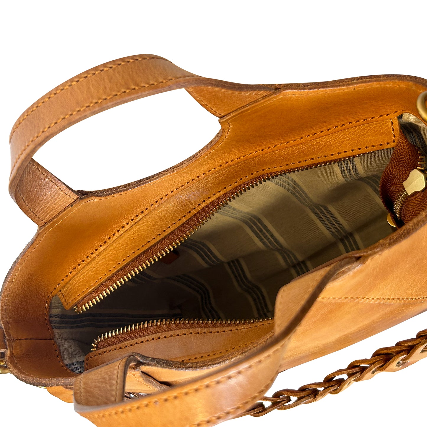 Genuine Vegetable Tanned Leather Skye Tote/Shoulder/Crossbody Bag