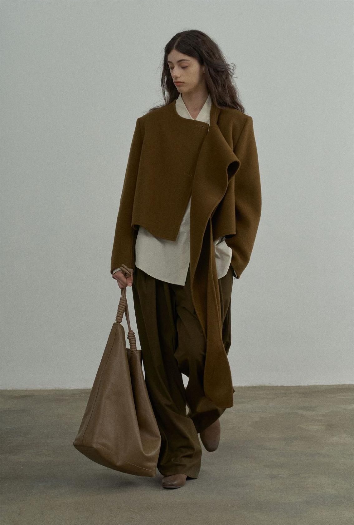 Handmade Lamb Wool Candice Overcoat