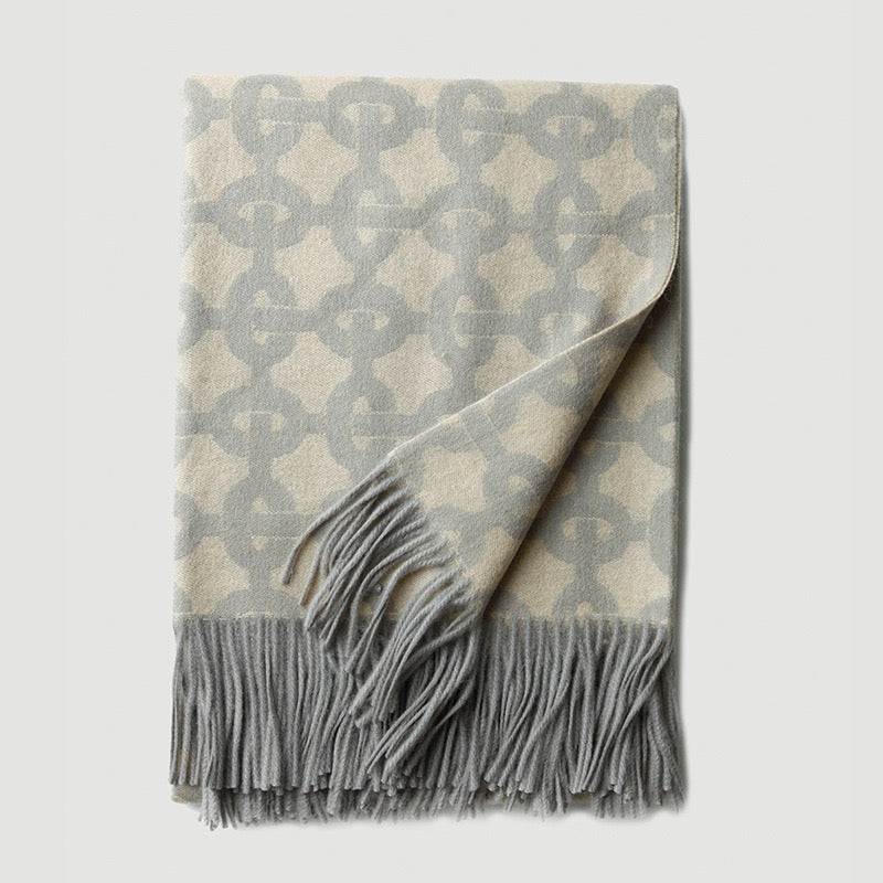 100% Lamb Wool Coral Blanket