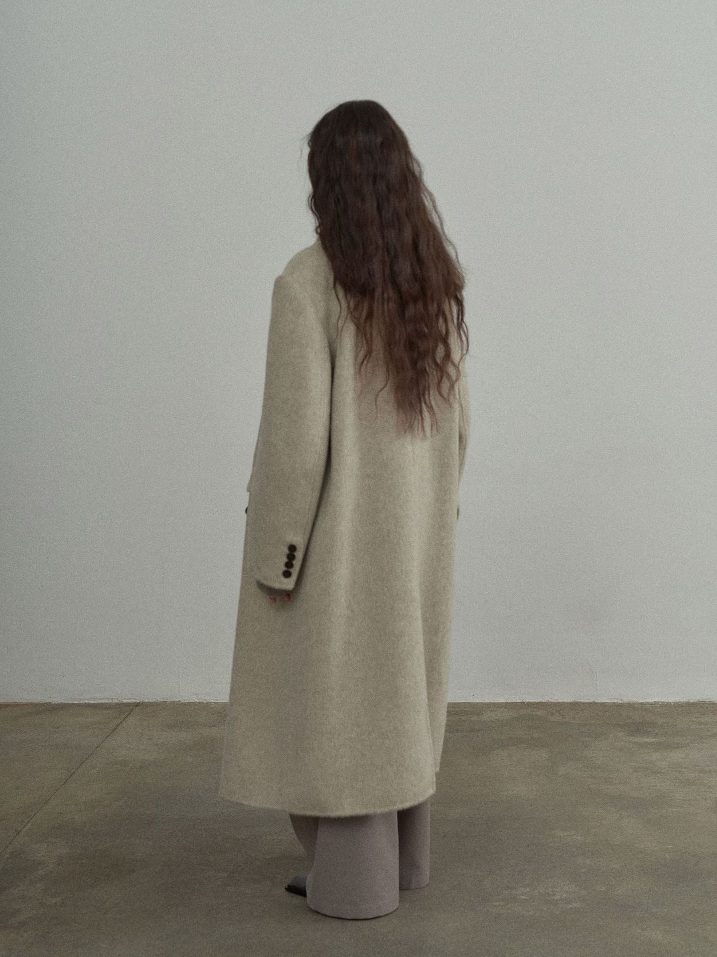 Handmade Lamb Wool Alice Overcoat