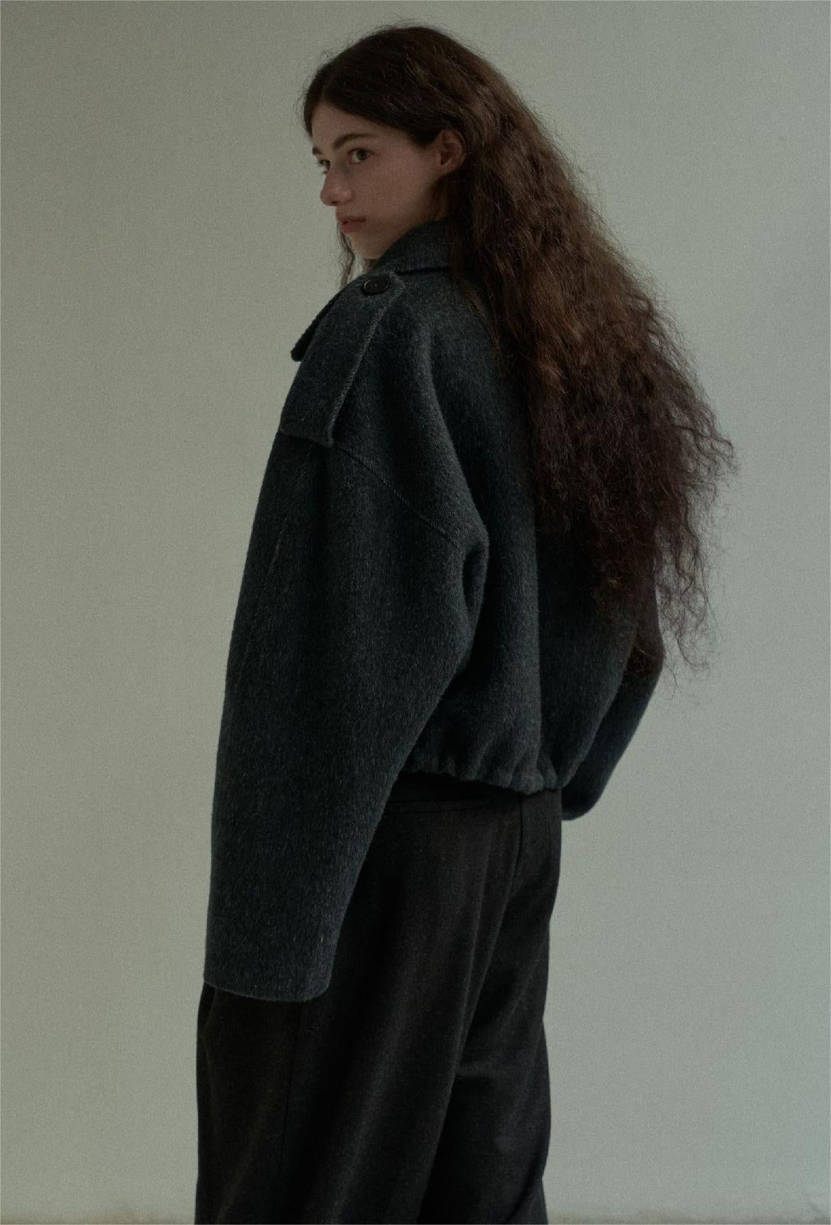 Handmade Lamb Wool Isabella Overcoat