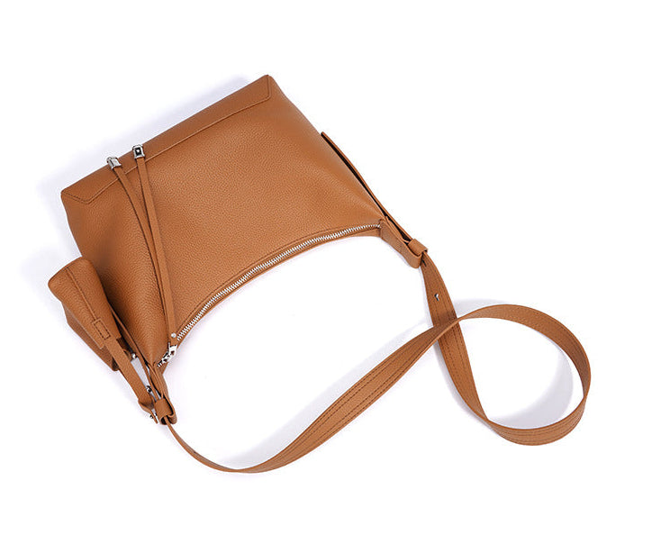 Halfmoon Tote/Shoulder - Stone Grey