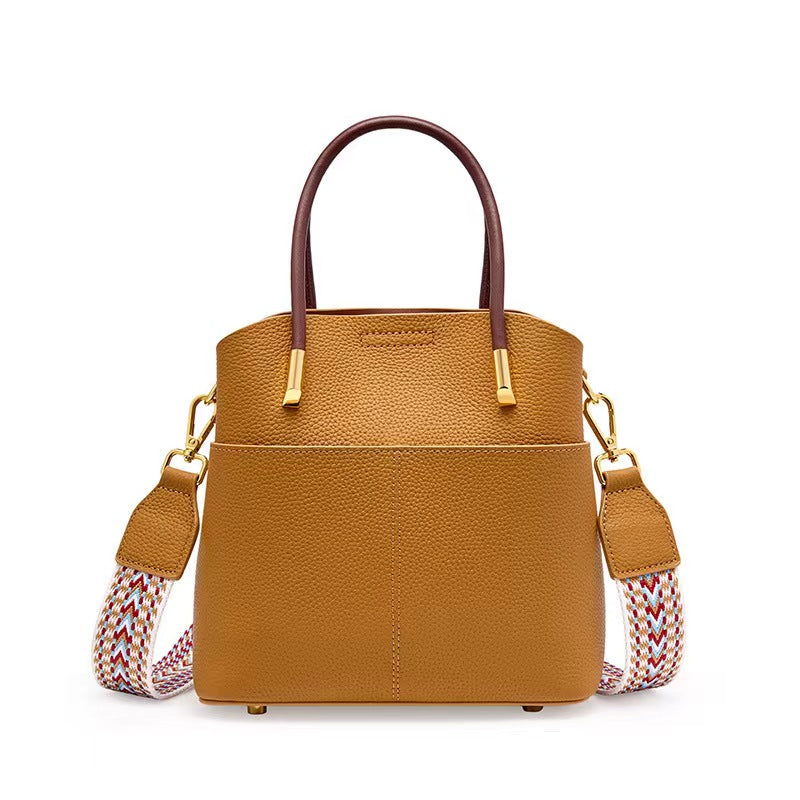 First Layer Cowhide Verna Shoulder/Tote Bag