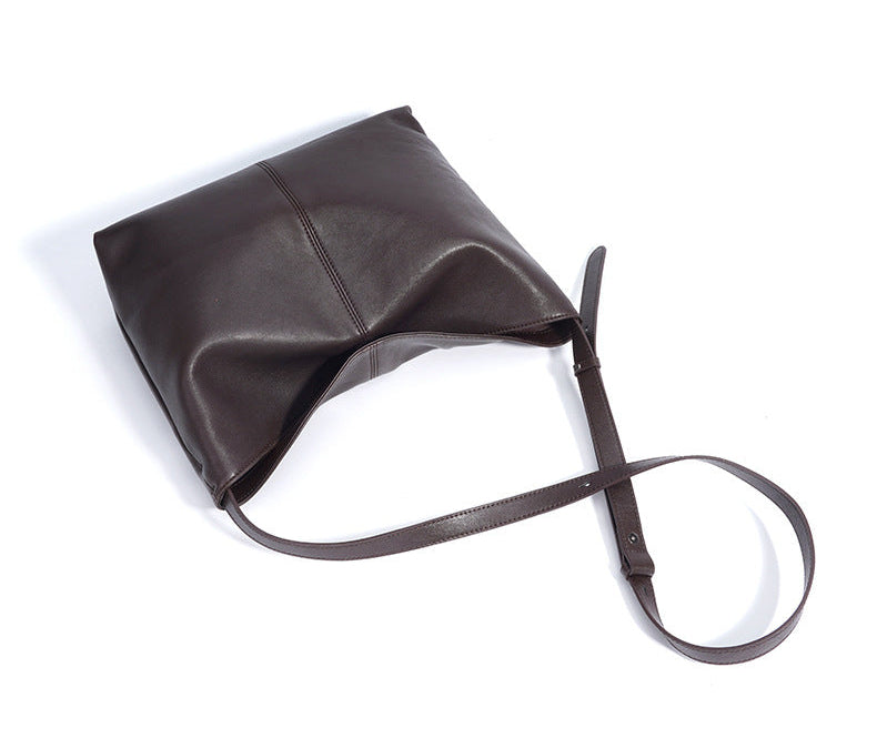 Soft Sheep Leather Shoulder - Mocha