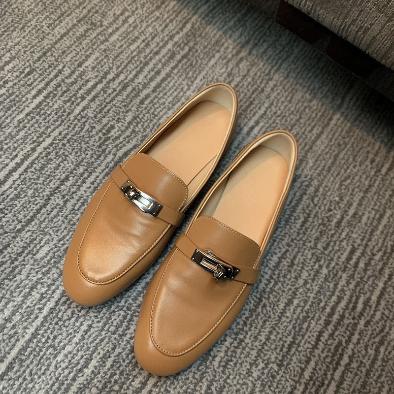 Genuine First Layer Cowhide City Walk Loafers