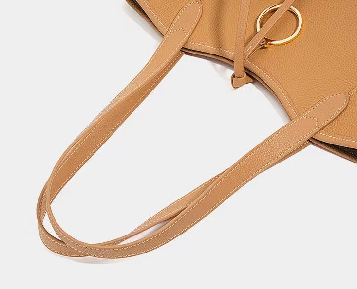 First Layer Cowhide Faith Shoulder Bag