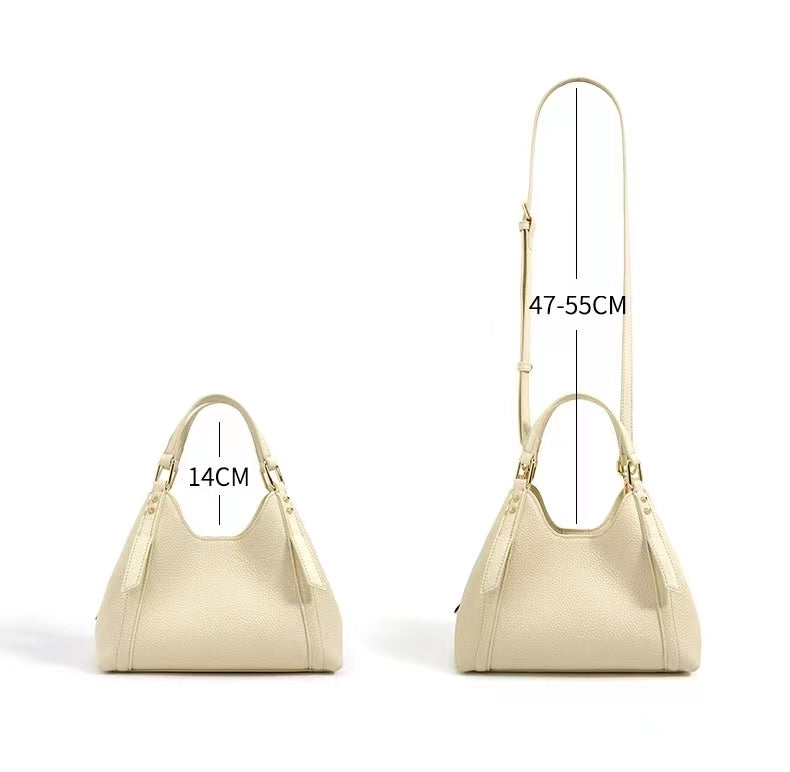 First Layer Cowhide Cora Tote/Shoulder Bag