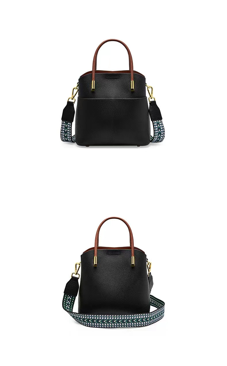 First Layer Cowhide Verna Shoulder/Tote Bag
