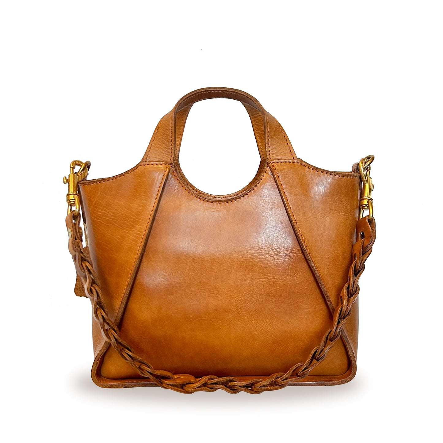 Genuine Vegetable Tanned Leather Skye Tote/Shoulder/Crossbody Bag