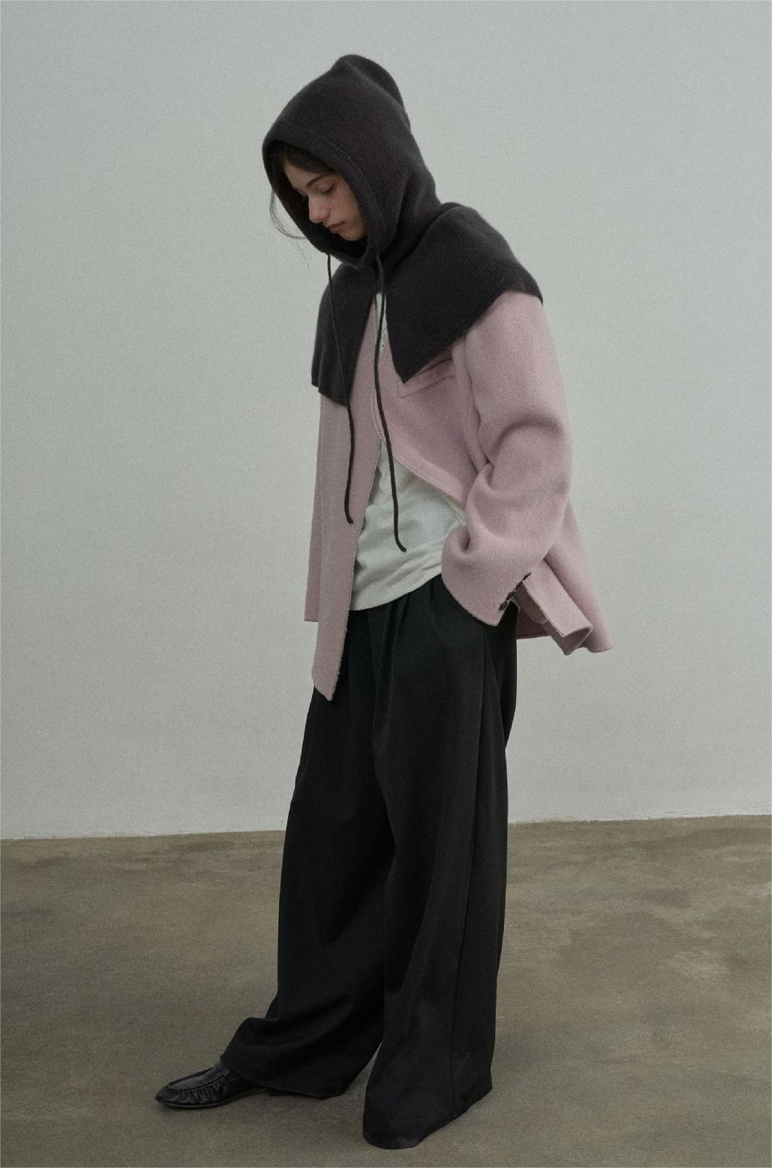 Handmade Lamb Wool Beata Overcoat