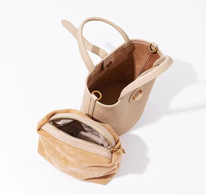 First Layer Cowhide Carlota Shoulder/Tote Bag